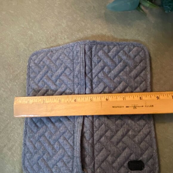 lug 2 pc Grey Quilted travel set - Picture 15 of 15